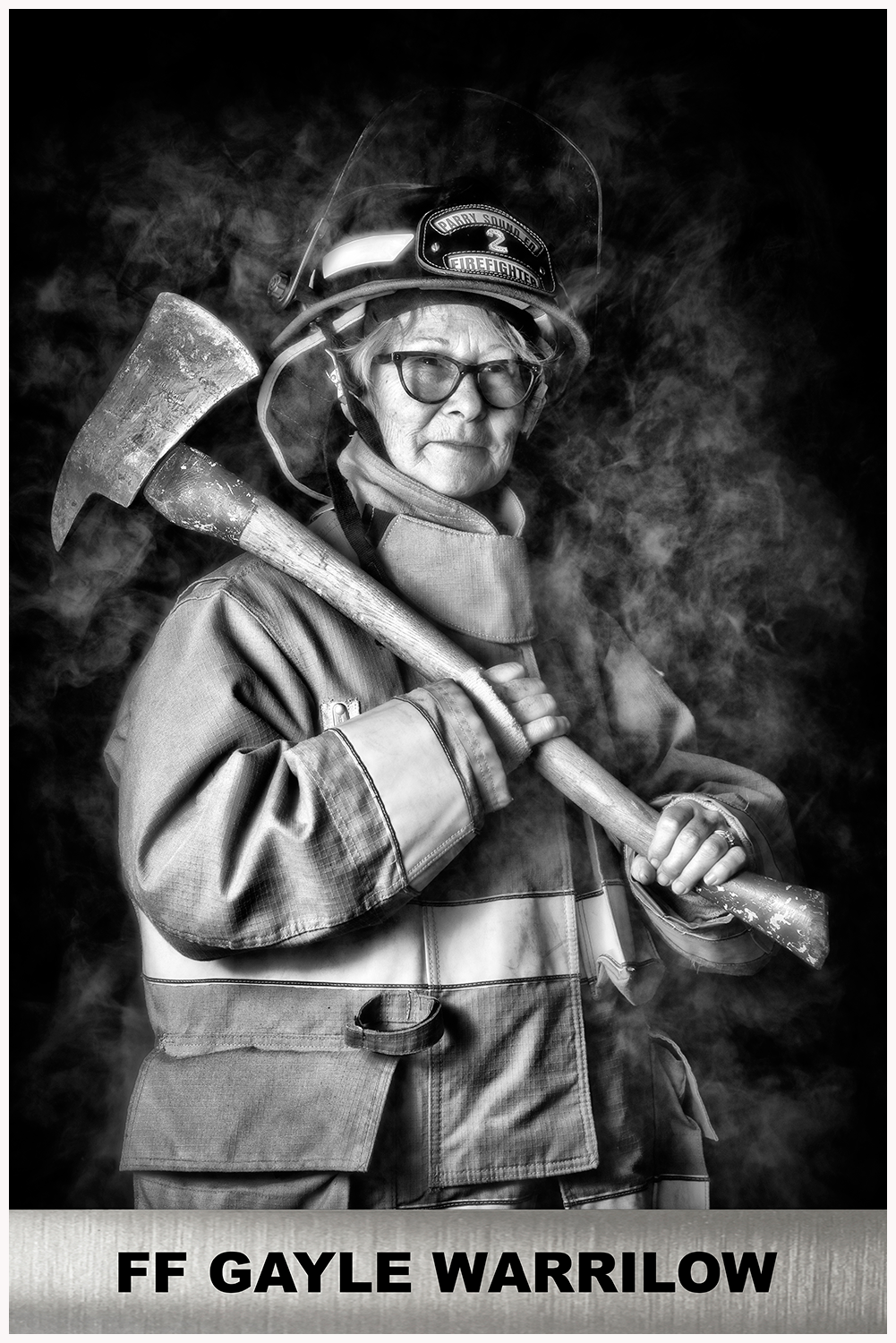 Firefighter Gayle Warrilow