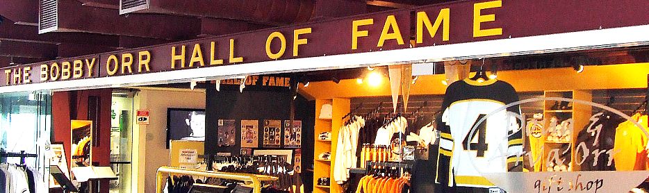 photo of the Bobby Orr Hall of Fame gift shop