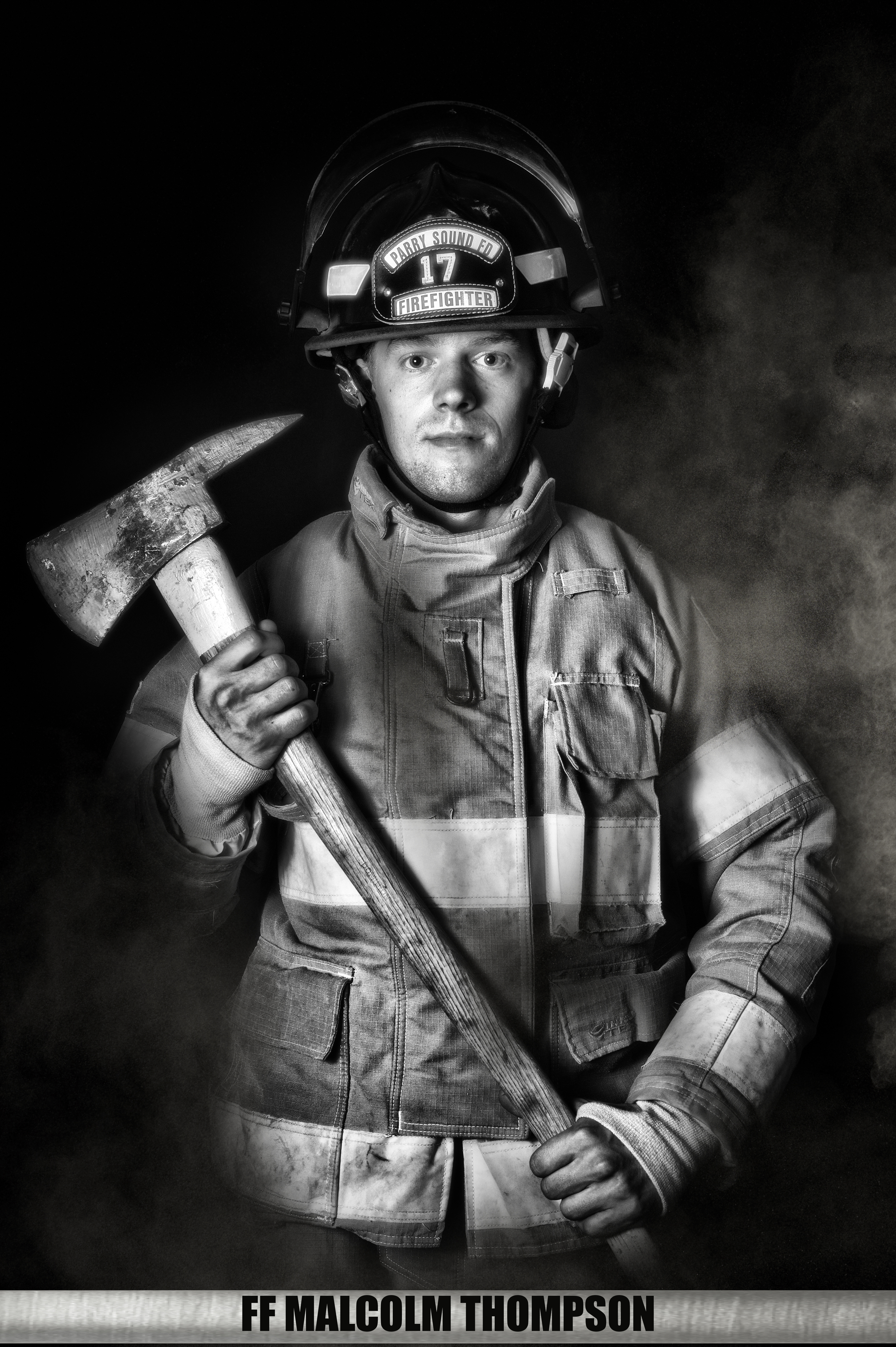 Firefighter Malcolm Thompson