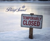 May be an image of text that says 'ParySaund Pany Sound TEMPORARLY CLOSED'