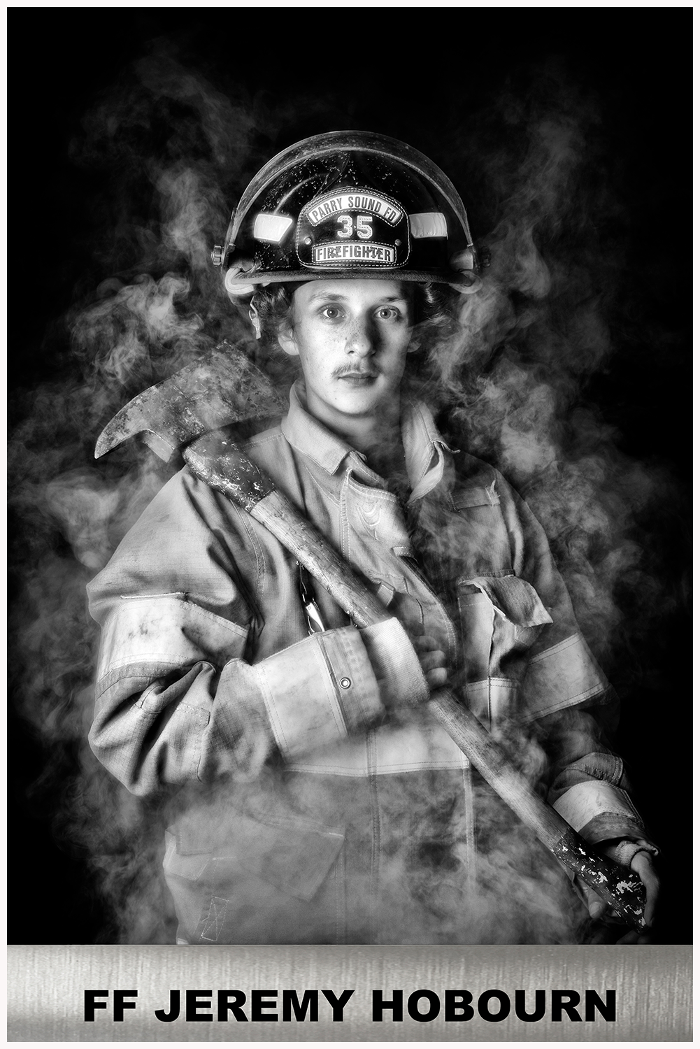 Firefighter Jeremy Hobourn