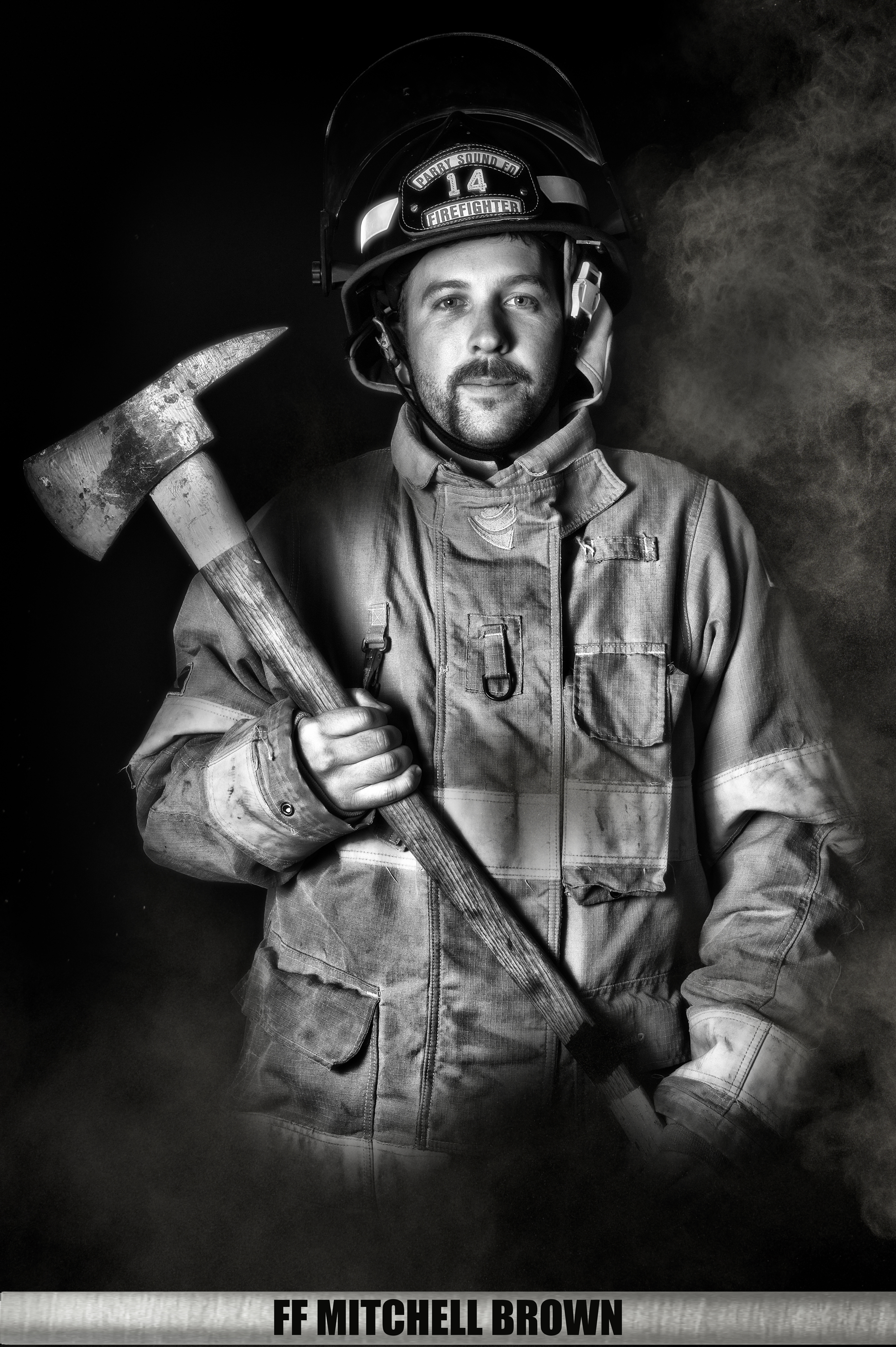Firefighter Mitchell Brown
