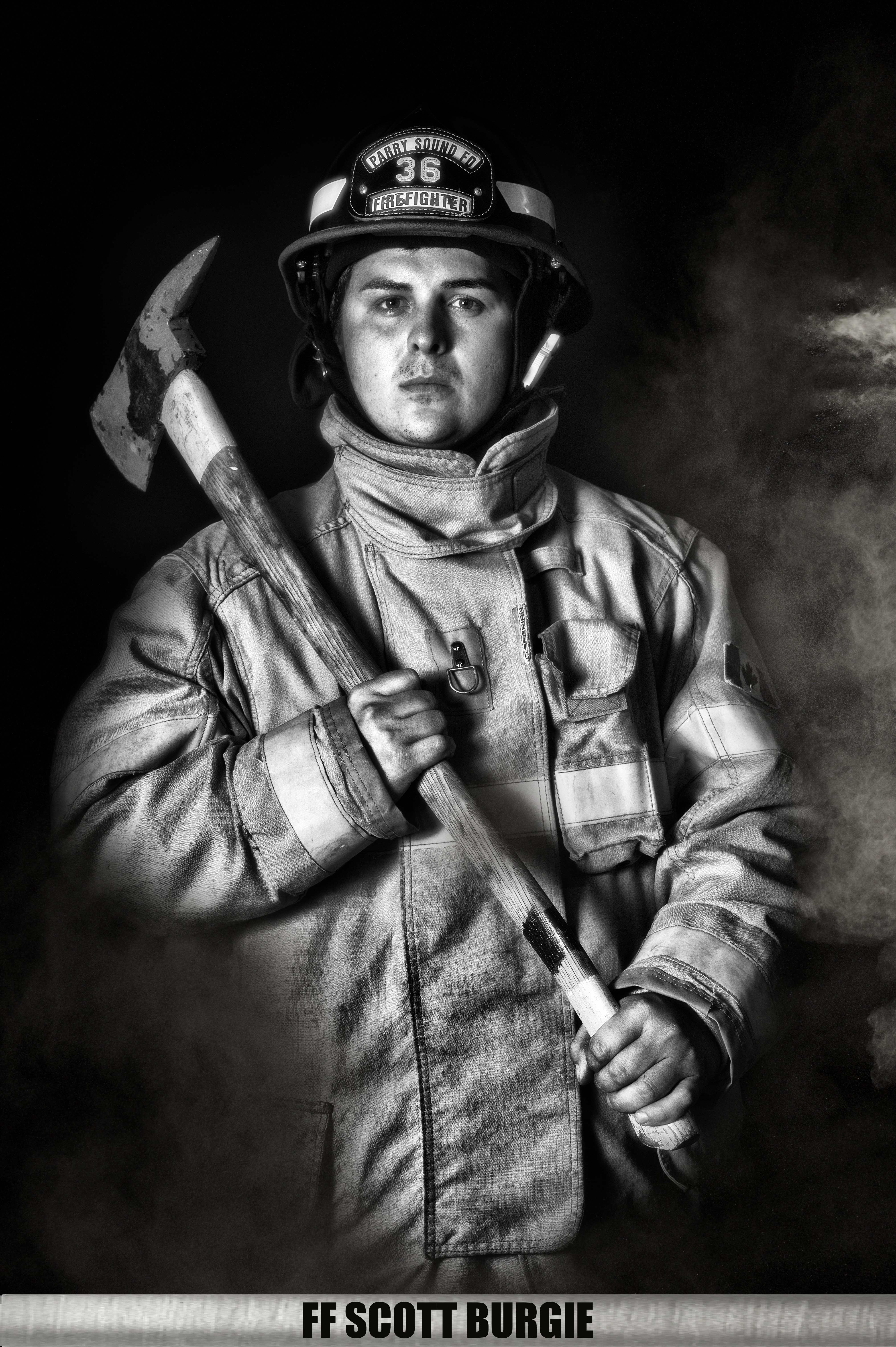 Firefighter Scott Burgie